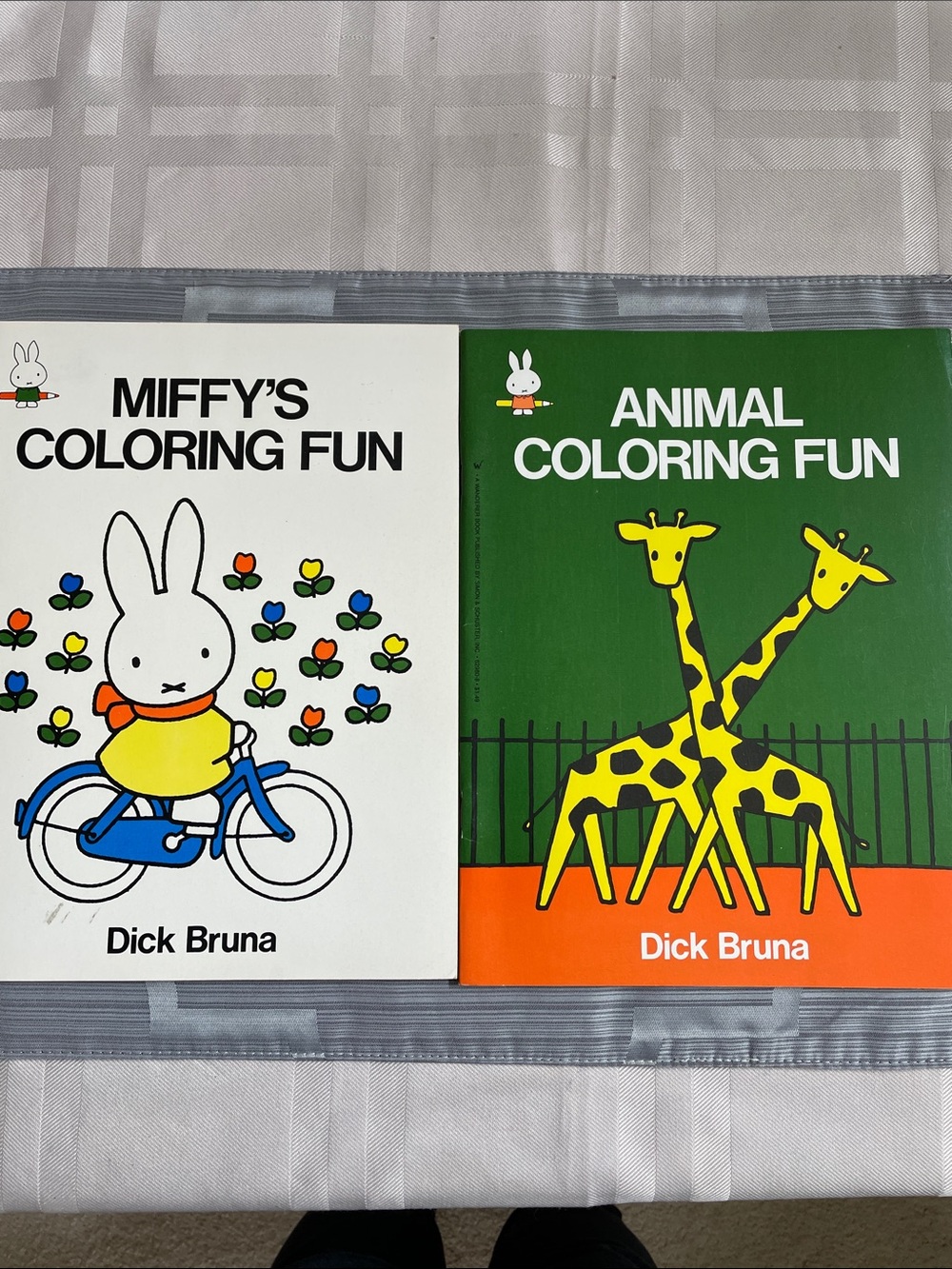 Vintage miffy Coloring Book Set of 2 - Coloring fun Collectible